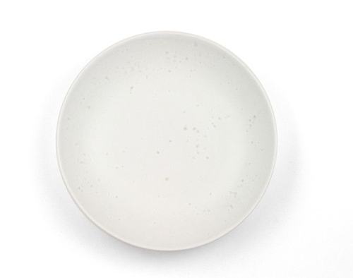 Assiette creuse mouchetée